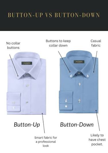 Button-Up vs Button-Down: What's the Difference?