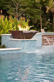 Seamless Lip Water Fire Pot Copper Pool Water Features Swimming Pool Water Backyard Oasis