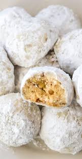 Snowball Christmas Cookies The Best Buttery Pecan Shortbread Cookie Snowball Christmas Cookies Recipe Snowball Christmas Cookies Cookies Recipes Christmas