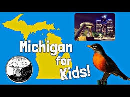 Michigan Facts For Kids Us States Learning Youtube Video Homeschool Pop Michigan Facts Geography For Kids Preschool Fun