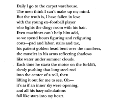 Love At Cooter S Carpet Fort Lawn S C Susan Ludvigson Truth Love Poetry