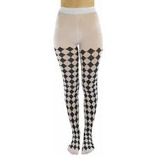 Black And White Tights Clown Kei With Images Black And White Tights Patterned Tights White Tights