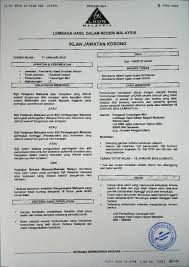Jawatan kosong pensyarah bidang perkapalan, penerbangan diperlukan di politeknik sebagai peneraju pendidikan kemahiran teknikal dan vokasional tvet. Jawatan Kosong Di Lembaga Hasil Dalam Negeri Lhdn 18 Januari 2019 Jawatan Kosong Kerajaan Swasta Terkini Malaysia 2021 2022