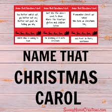 Christmas is one of the days that everyone around the world is looking forward to. Someday I Ll Learn Here Is A Fun Christmas Game Name That Christmas Carol This Is A Free Printable And Is A Great Trivia Game For Playing With Kids Https Www Sunnyhomecreations Com Name That Christmas Carol