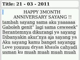 Check spelling or type a new query. Kata Kata Anniversary 3 Bulan Buat Pacar Tersayang