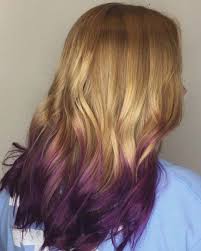 Dunkle Pflaumenhaarfarbe Einzigartige Erdbeerblonde Bis Satte Violette Farbe Bis Dunkle Plum Hair Dyed Blonde Hair Purple Hair Tips