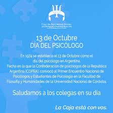 Esta fecha hace referencia al primer encuentro nacional de psicólogos y estudiantes de fue convocado por la confederación de psicólogos de república argentina («copra», disuelto y reorganizado bajo el nombre de «fepra. Caja De Seguridad Social Para Psicologos De La Pcia De Buenos Aires