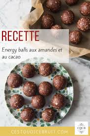 J Ai Cuisine Des Amandes Avec Karine Ferri Recettes Concours Recette Alimentation Energy Balls Recette