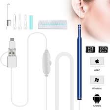 Otoscope Wireless Ear Endoscope Wifi Ear Scope With Light Ear Wax Removal Tool Ear Cleaning Kit