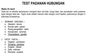 A b c d e soal : Contoh Soal Psikotest Tes Cpns Padanan Hubungan Kata Dan Kunci Jawaban Pembahasan Portal Dadang Jsn