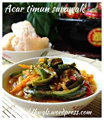 Air rebusan jgn buang terus masukkan pes laksa sarawak ke dalamnya. Sarawak Pickled Cucumber Acar Timum Sarawak Guai Shu Shu