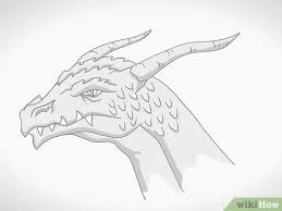 I used doms colour pencil. How To Draw A Dragon Head With Pictures Wikihow