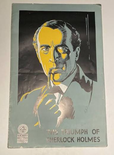 THE TRIUMPH OF SHERLOCK HOLMES Rare 1935 Arthur Wontner Movie UK FILM  PRESSBOOK | #3291545526