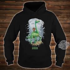 It is set in a world where dinosaurs never went extinct, where a young sauropod named arlo makes an unlikely friend in spot. Disney Pixar The Good Dinosaur Arlo And Spot Shirt