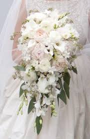 Pale Pink And White Cascade Wedding Bouquets Pinterest Jpg 640 980 White Cascading Bridal Bouquets Flower Bouquet Wedding Cascading Wedding Bouquets