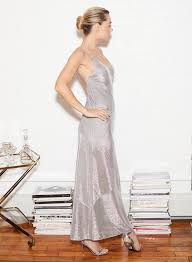 Mesh Slip Dress With Silk Lining Fleur Du Mal