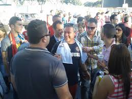 Jeffrey Pullicino celebrating with Andrew Ellul March 2013