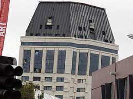 The Grand Chancellor Hotel The City S Tallest Building Listed Very Badly And Was Quickly D New Zealand Cities New Zealand Earthquake Christchurch New Zealand
