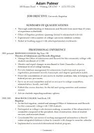 High School Senior Resume For College Application Sample Best Resume Examples