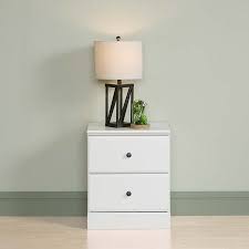 Sauder Parklane Nightstand Soft White Finish Walmart Com White Nightstand Best Leather Sofa Furniture Bedside Table