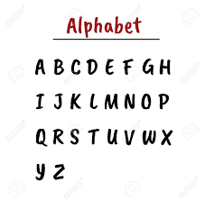 Handwriting for family history search. Alphabet Letters English Alphabet Calligraphy Lettering Royalty Free Cliparts Vectors And Stock Illustration Image 81633281