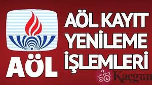 Jun 03, 2021 · aöl 3. Acik Ogretim Lisesi Aol Kayit Yenileme Islemleri Kacgun Com