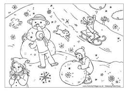 Snow Day Colouring Page Coloring Pages Winter Coloring Books Colouring Pages