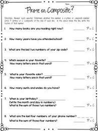 Prime And Composite Anchor Chart Plus A Freebie Composite Numbers Prime And Composite Prime And Composite Numbers