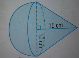 Bila kerucut ini diisi dengan air sampai penuh, kemudian dituangkan ke dalam setengah bola, maka setengah bola dapat menampung tepat volume kerucut. Tentukan Volume Gabungan Bangun Ruang Dan Menggunakan Caranya Mohon Kak Dibantu Brainly Co Id