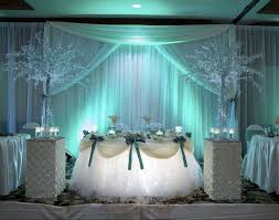 Get the conversations started at your wedding reception with colorful personalized beverage napkins. 44 Amazing Winter Table Decoration Ideas Blue Wedding Decorations Wedding Party Table Decorations Simple Wedding Decorations