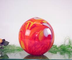 Orange Dekokugel Aus Glas Joska Glasparadies