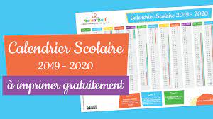 Check spelling or type a new query. Calendrier Scolaire 2019 2020 A Imprimer Manzabull