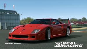 Just 1311 f40s rolled out of the factory, and prices certainly reflect this exclusivity. Ferrari F40 Lm Real Racing 3 Wiki Fandom