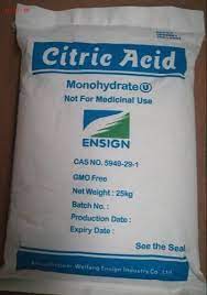 It can be found in citrus fruits ( like oranges). Ensign Citric Acid Granules Monohydrate Grade Standard Food Grade Packaging Size 25kgs Rs 98 Kg Id 20352259291