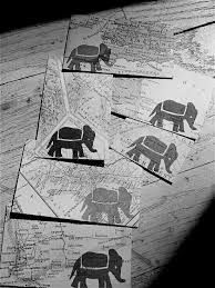 Elefantes Arte De Correo Sobres Decorados Manualidades