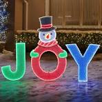 Amazon.com: SUNJOY 4 FT Large Christmas Lighted Joyous ...