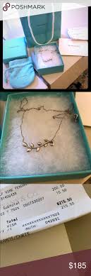 New Tiffany Necklace Olive Branch Pendant Silver Brand New In Box Selling For 215 Plus Tax Right Now Online Tiff Tiffany Necklace Olive Branch Tiffany Co