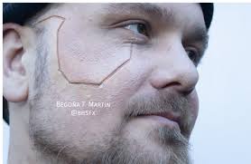 1xpair Cyberpunk Prosthetics-encapsulated Silicone (unpainted)cosplay,  Cyberpunk 2077,halloween, Larp, SFX, Costume, Makeup READ Description