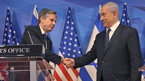 In a strong show of support, sen. Blinken Vows U S Support For Gaza Without Aiding Hamas