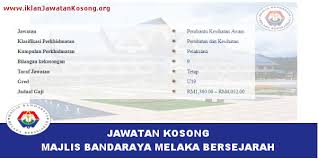 Iklan jawatan kosong sektor kesihataniklan jawatan kosong sektor kesihatan 2021. Jawatan Kosong Majlis Bandaraya Jawatan Kosong Melaka Facebook