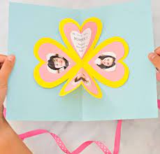 Fold the card in half and press to sharpen the creases. How To Make A Heart Pop Up Card Hello Wonderful