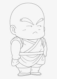 Naruto , boruto , one piece , one punch man , attack on titan , pokemon. Krillin Line Art Drawing Dragon Ball Krillin Transparent Png 697x1146 Free Download On Nicepng