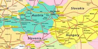Transportul cu toate ca este o tara muntoasa orase aproape 20% din populatie traieste in viena, capitala tarii si in principalele centre industriale. Austria Harta Harta Austri Evropa Perendimore Europe