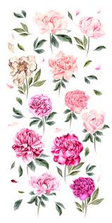 Flower watercolor, water color flower clip use download png files. Hand Drawn Watercolor Blooming Peony 105268 Objects Design Bundles Flower Drawing How To Draw Hands Flower Painting