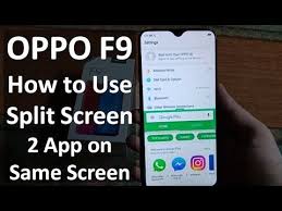 How To Use Split Screen Multi Window Feature On Oppo F9 Samsung Wallpaper Screen Being Used