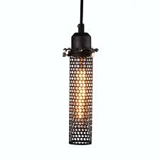 1 Light Tubular Industrial Pendant Light Craftslighting