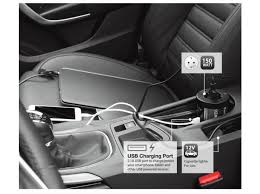 Eminent Convertisseur De Courant 12v 230v Usb 2 1a Ew3990