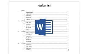 Cara Membuat Daftar Isi Dengan Mudah Di Microsoft Word Inwepo