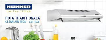 100% sigur prin garantia de livrare. Heinner Xch 450s Putere De Absorbtie 347 Mch 2 Motoare 60 Cm Inox Hota Traditionala Xch 450s