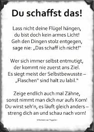 Du Schaffst Das Spruche Zitate Gedichte Und Spruche Spruche